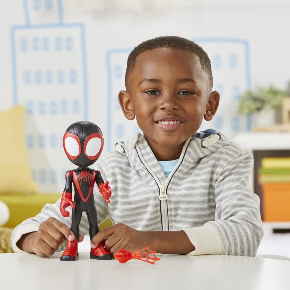Hasbro Marvel Spidey and His Amazing Friends Supersized Miles Morales: Spider-Man Action Figure - 22.5 cm, Ages 3+ 14