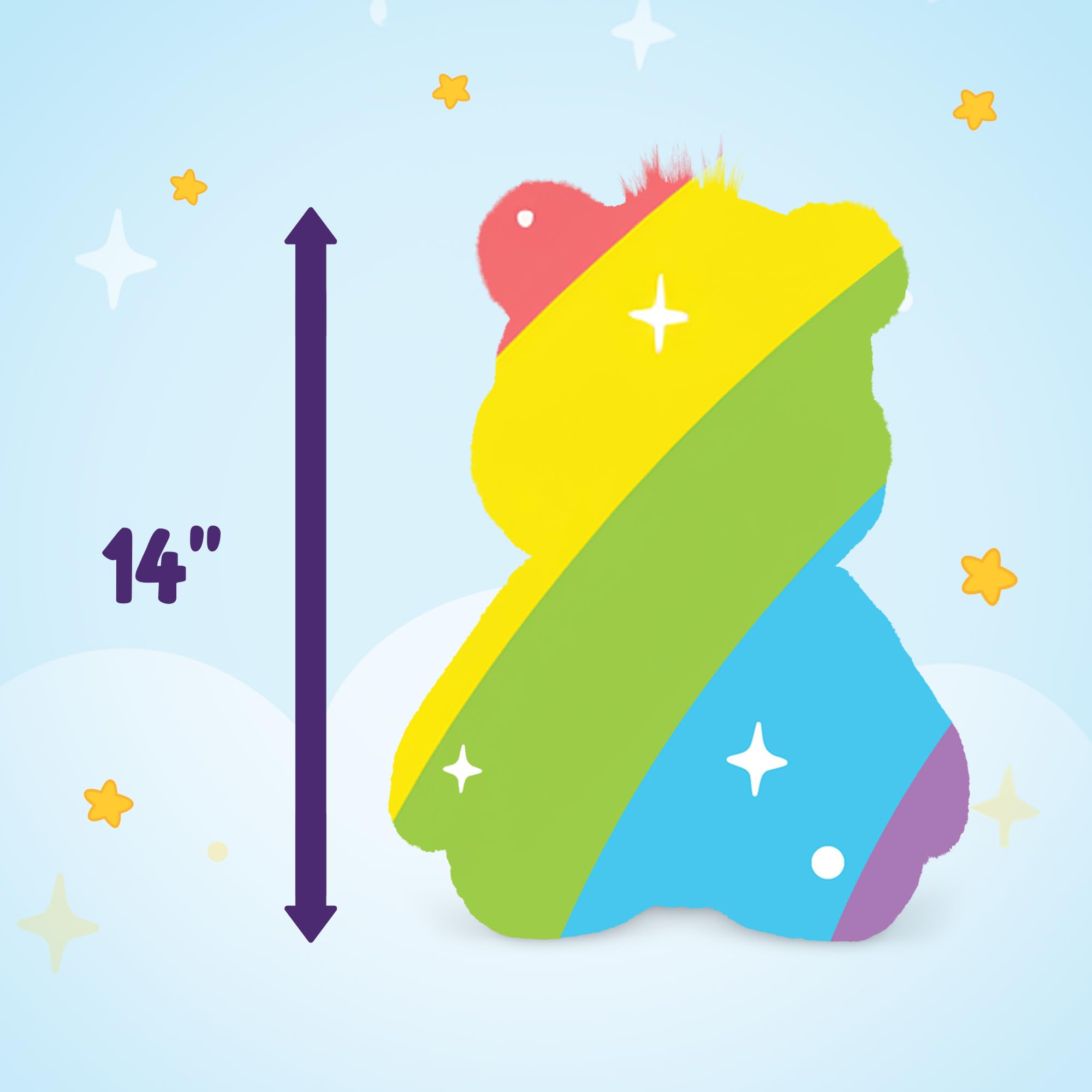 Care Bears 14-Inch Tenderheart Bear Plush - Soft Cuddly Toy for Kids 4+ 7