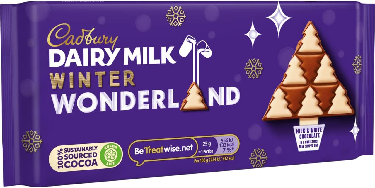 Cadbury Dairy Milk Winter Wonderland Schokoriegel – 100 g 5