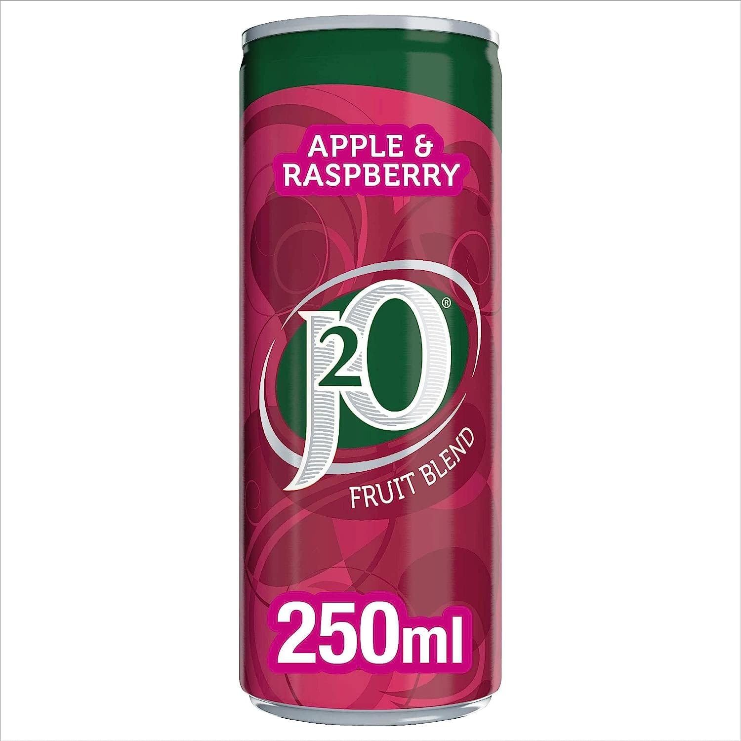J2O Apple & Raspberry Flavoured Fruit Drink Cans - 4 x 250ml