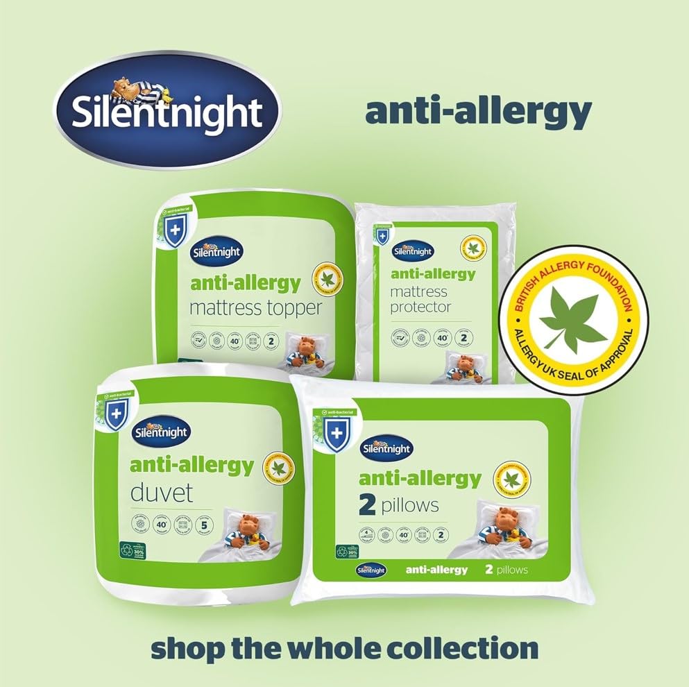 Silentnight – Anti-Allergie-Mikrofaser-Kissen, 2er-Pack (Twin) 17