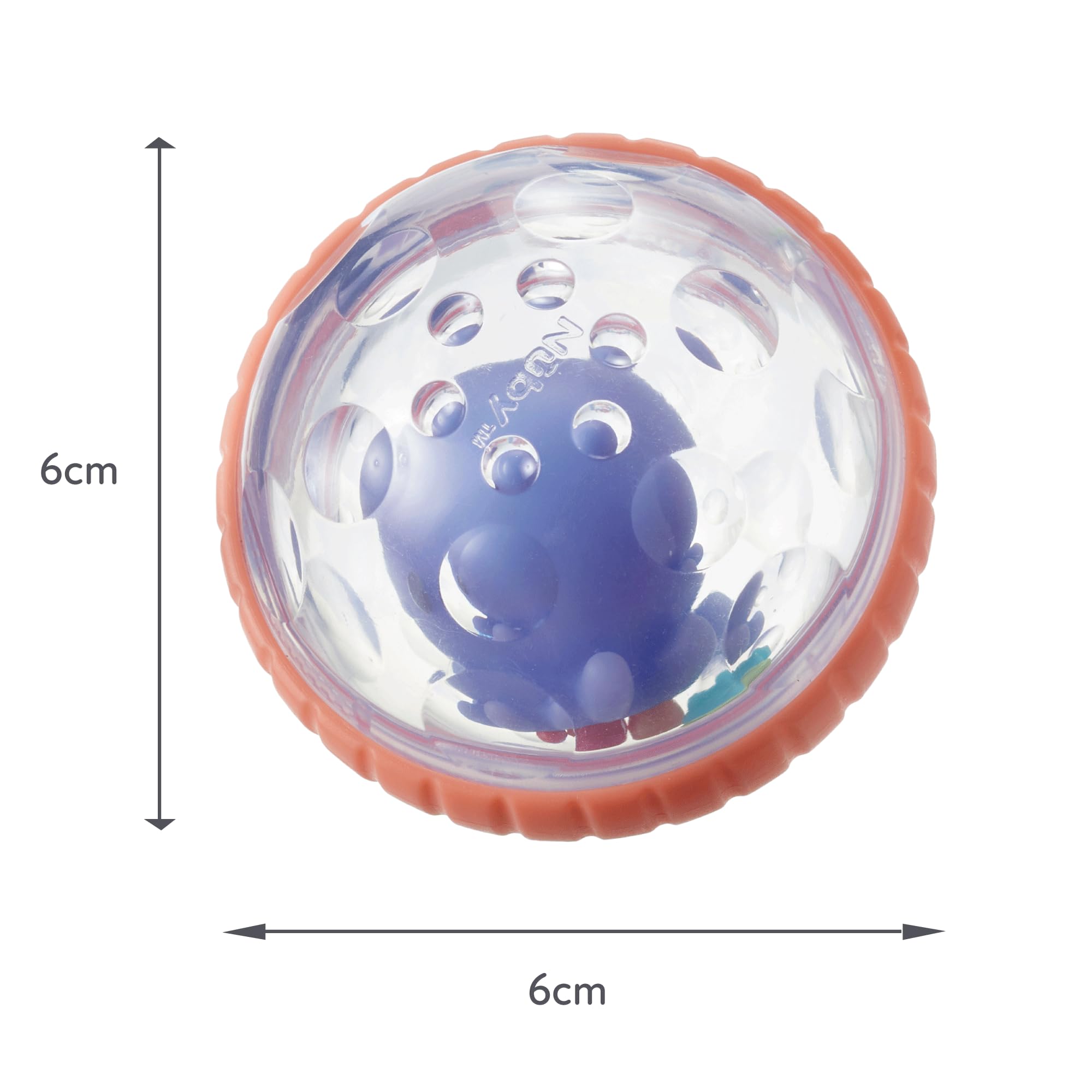 Nuby Floating Bubbly Buds Baby Bath Toy - Sensory Play for 6 Months+ 3