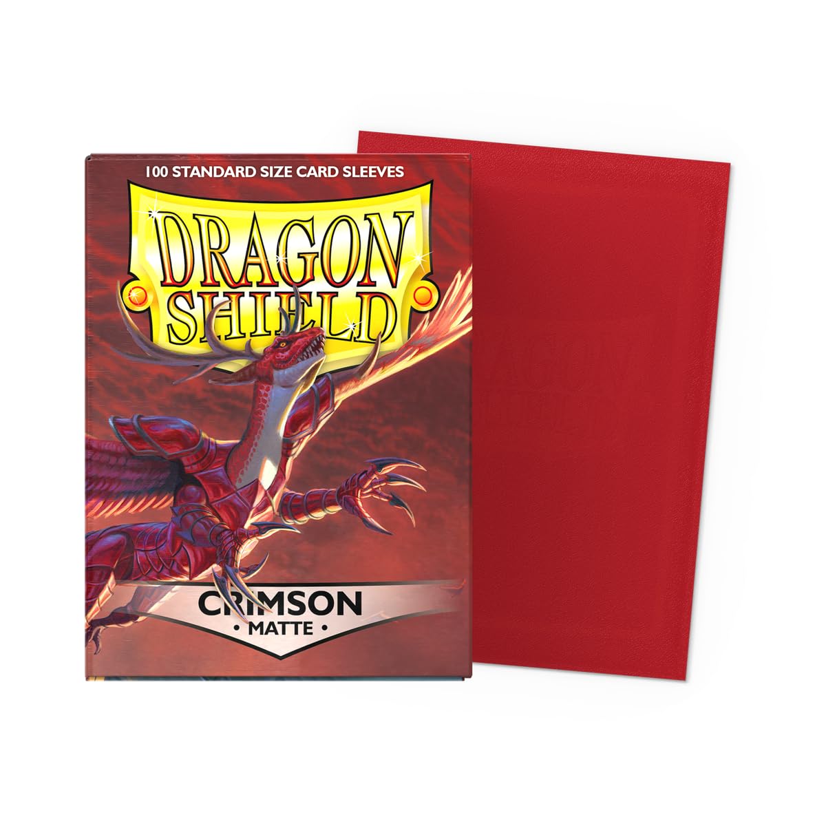 Arcane Tinmen Dragon Shield Matte Crimson 100 Card Sleeves 6