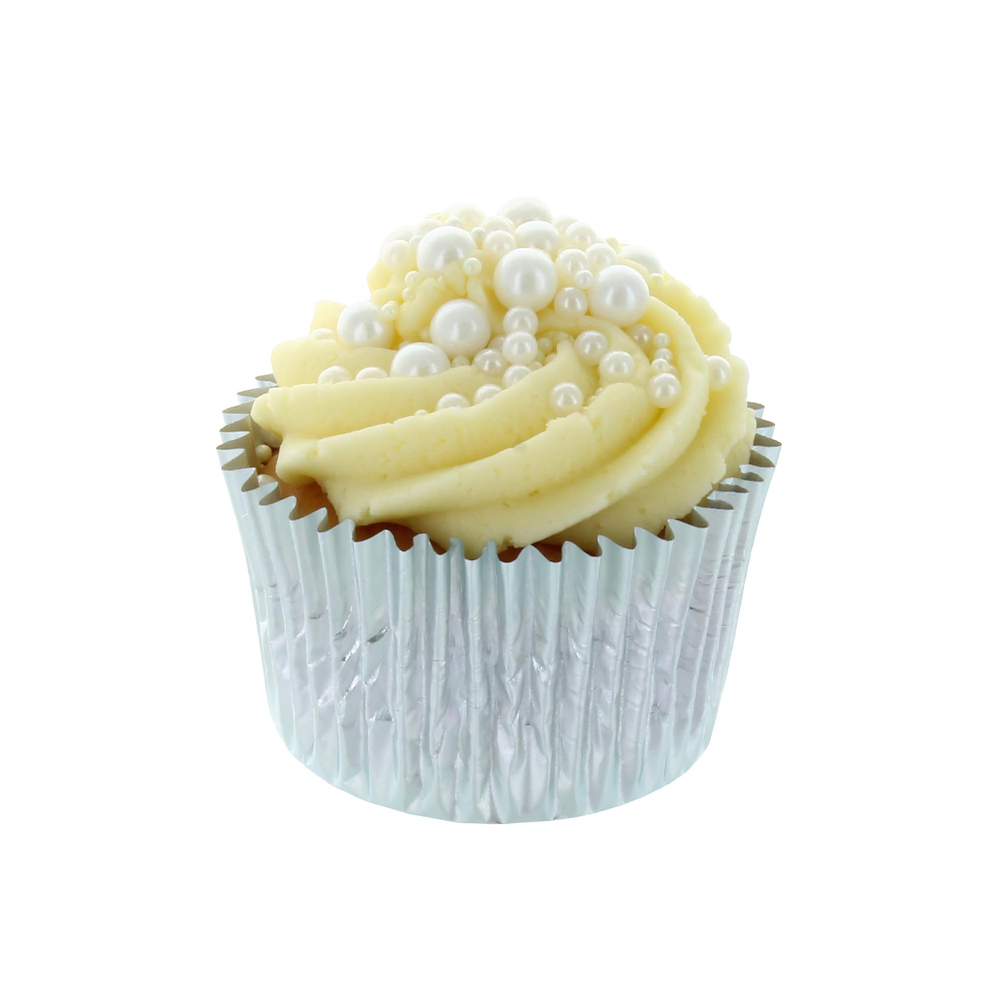 Baked with Love - White Pearl Sprinkles Mix | 100g Resealable Bottle | Mother of Pearl Sugar Balls for Cakes & Cupcakes 4