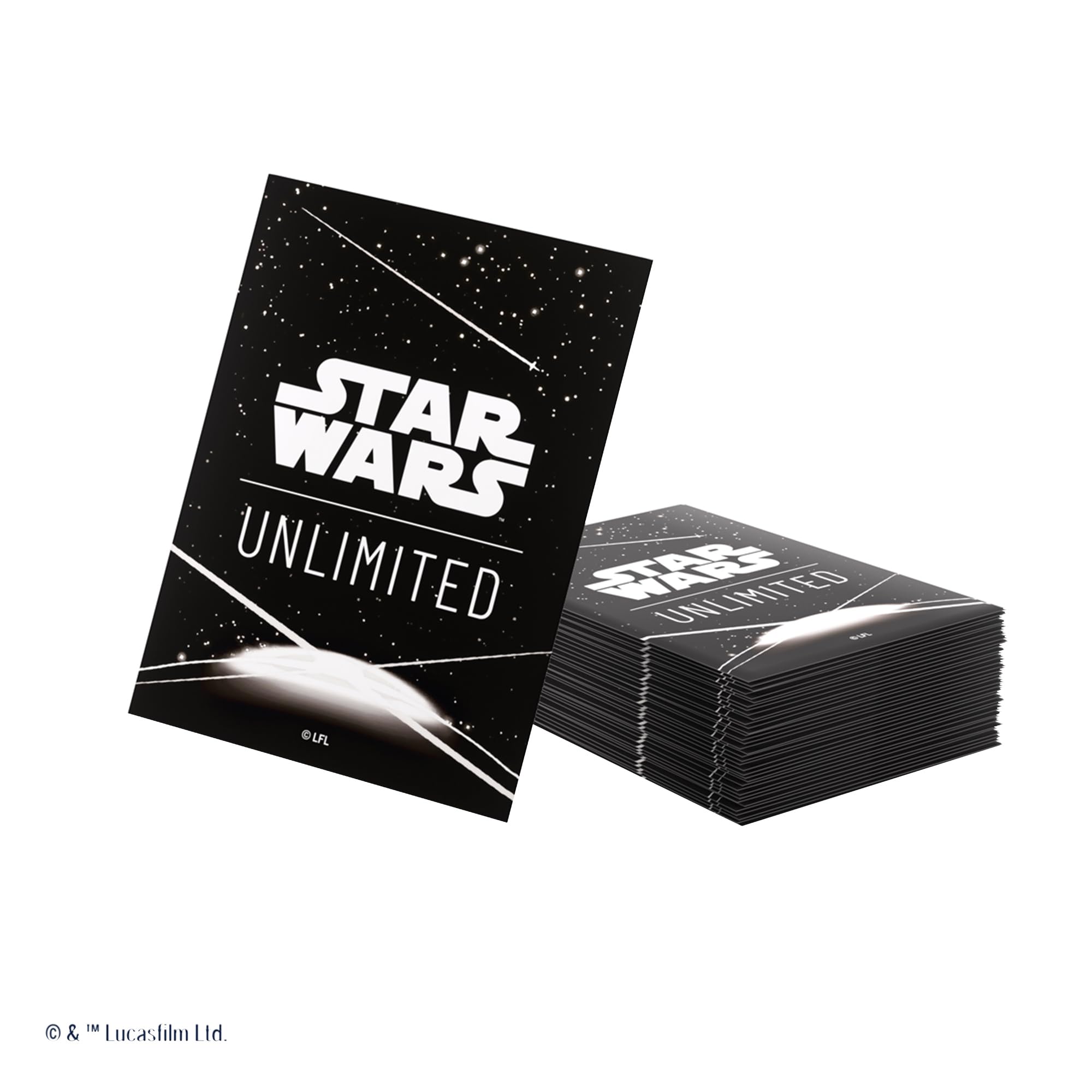 Gamegenic Star Wars Unlimited Art Sleeves 60-Pack, White & Clear Design 4