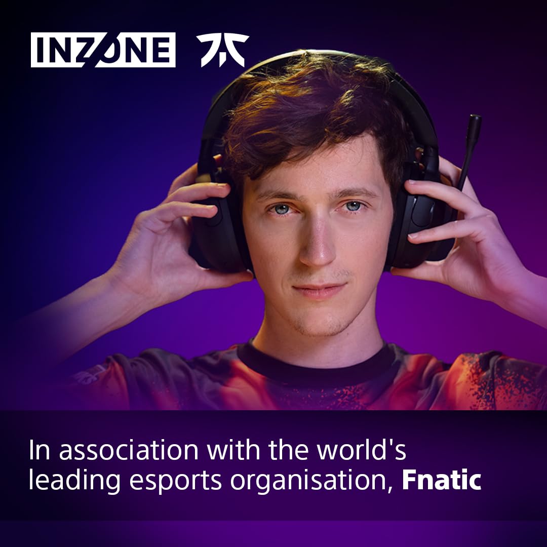 Sony INZONE H5 Wireless Gaming Headset - PC/PS5, 360 Spatial Sound, 28H Battery, Low Latency, AI Noise-Canceling Mic 7