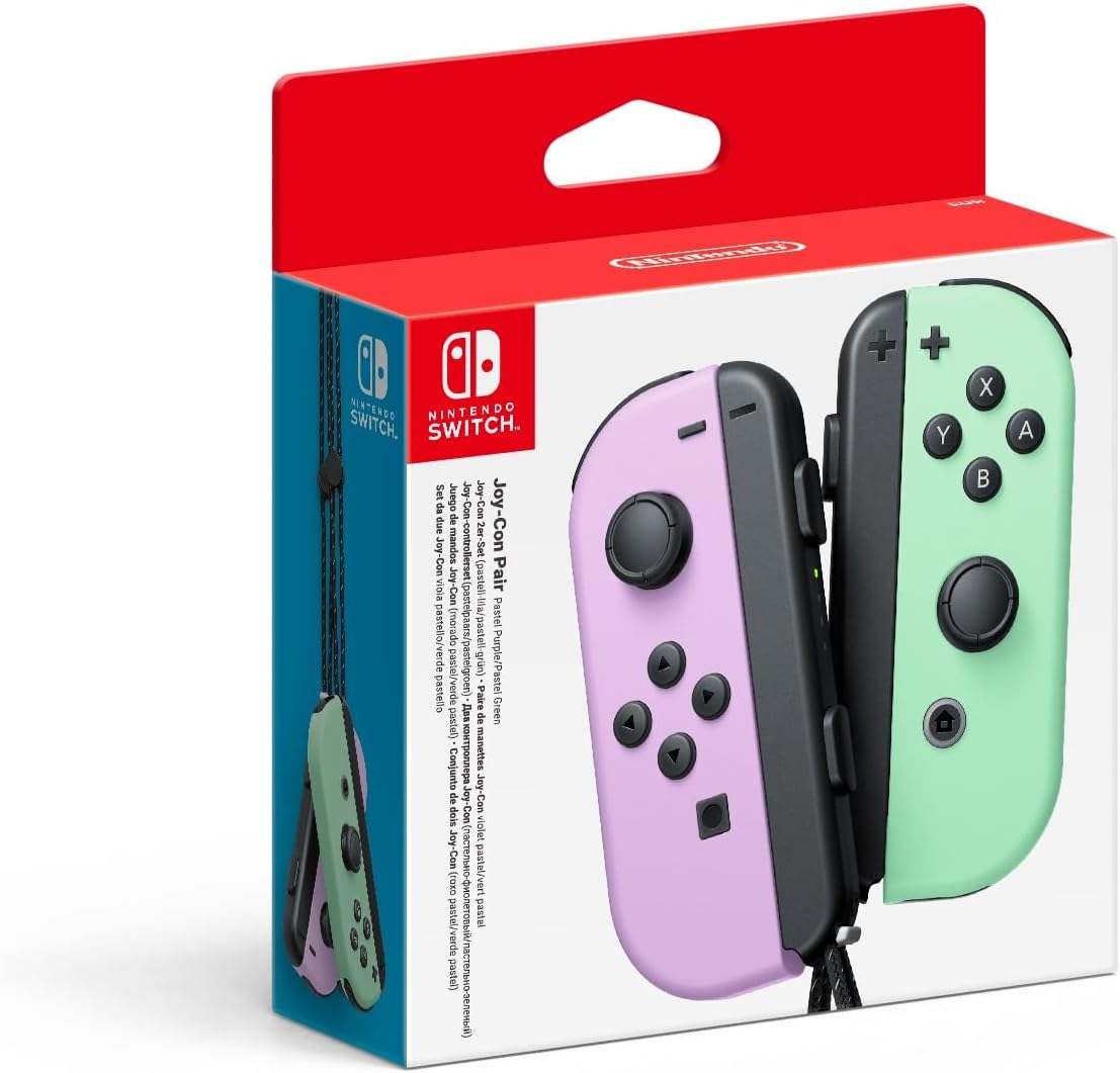 Joy-Con Pair Pastel Purple/Pastel Green - Nintendo Switch Controller