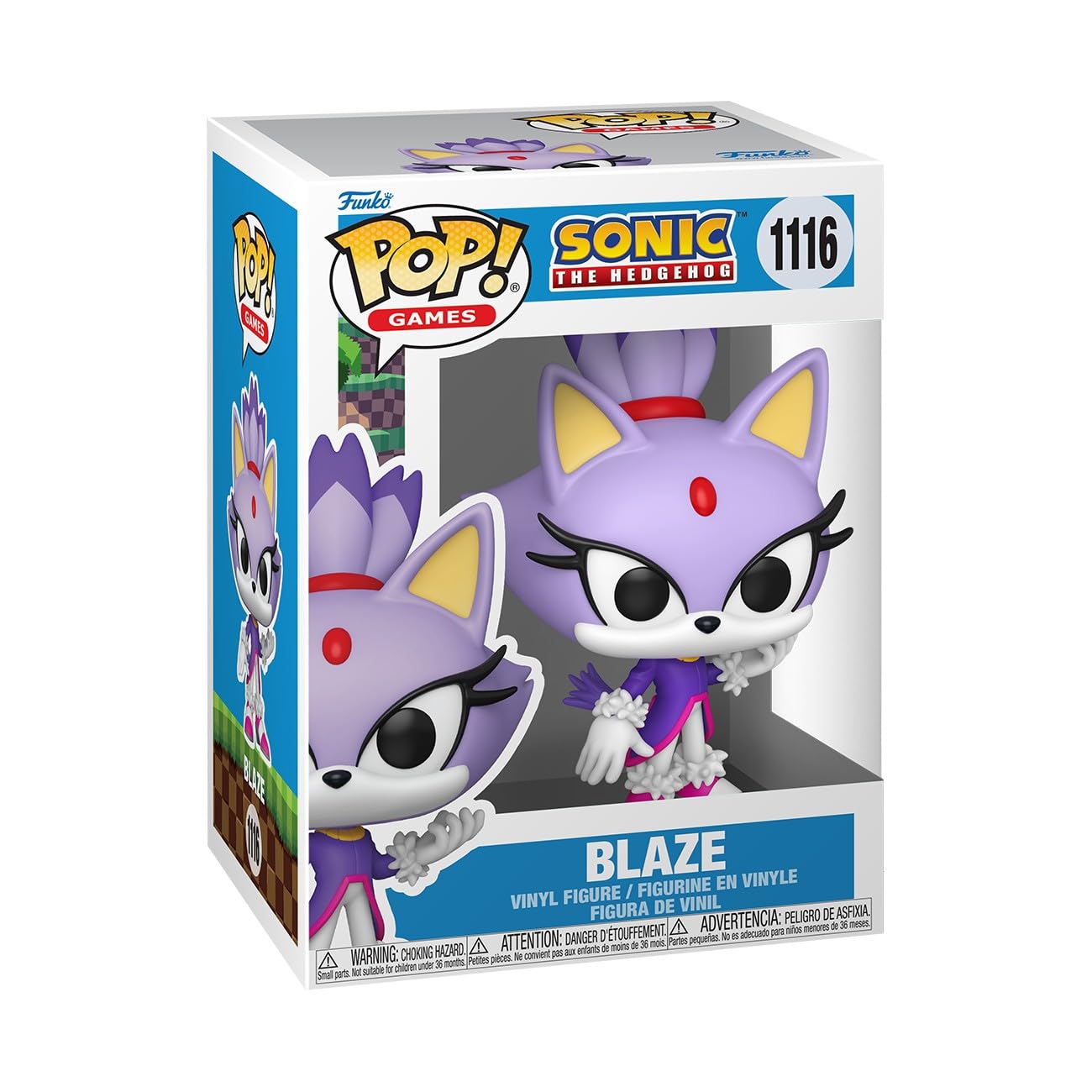 Funko Pop! Games: Sonic the Hedgehog - Blaze the Cat Vinyl Figure