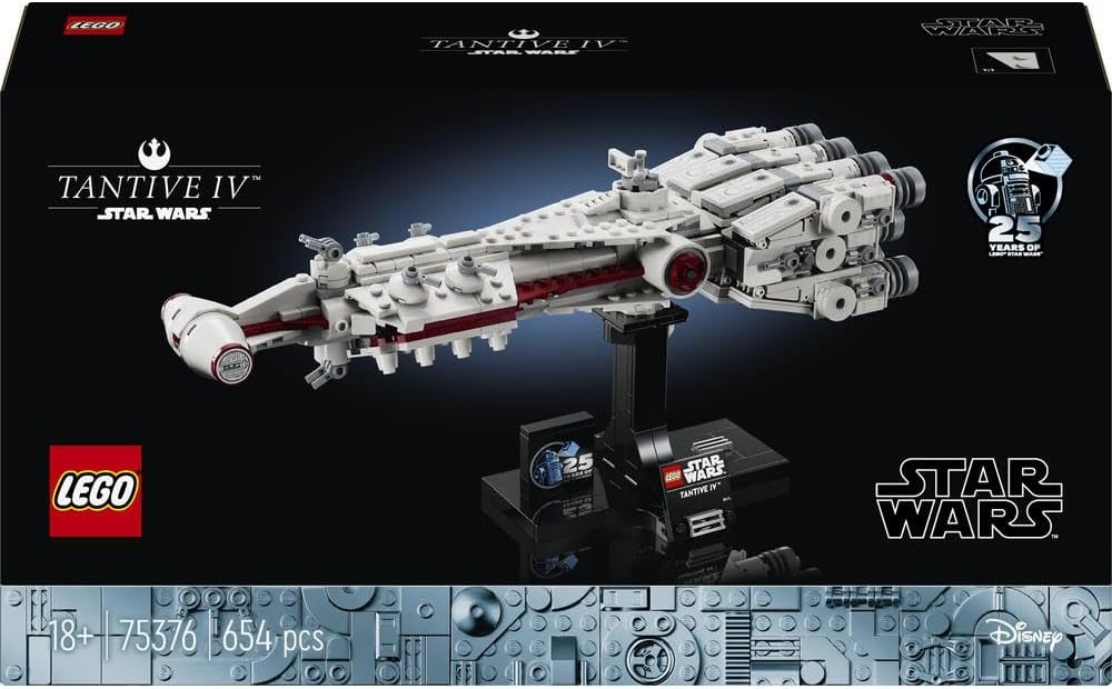 LEGO Star Wars Tantive IV 75376 - Collectible 25th Anniversary Model Kit for Adults 5