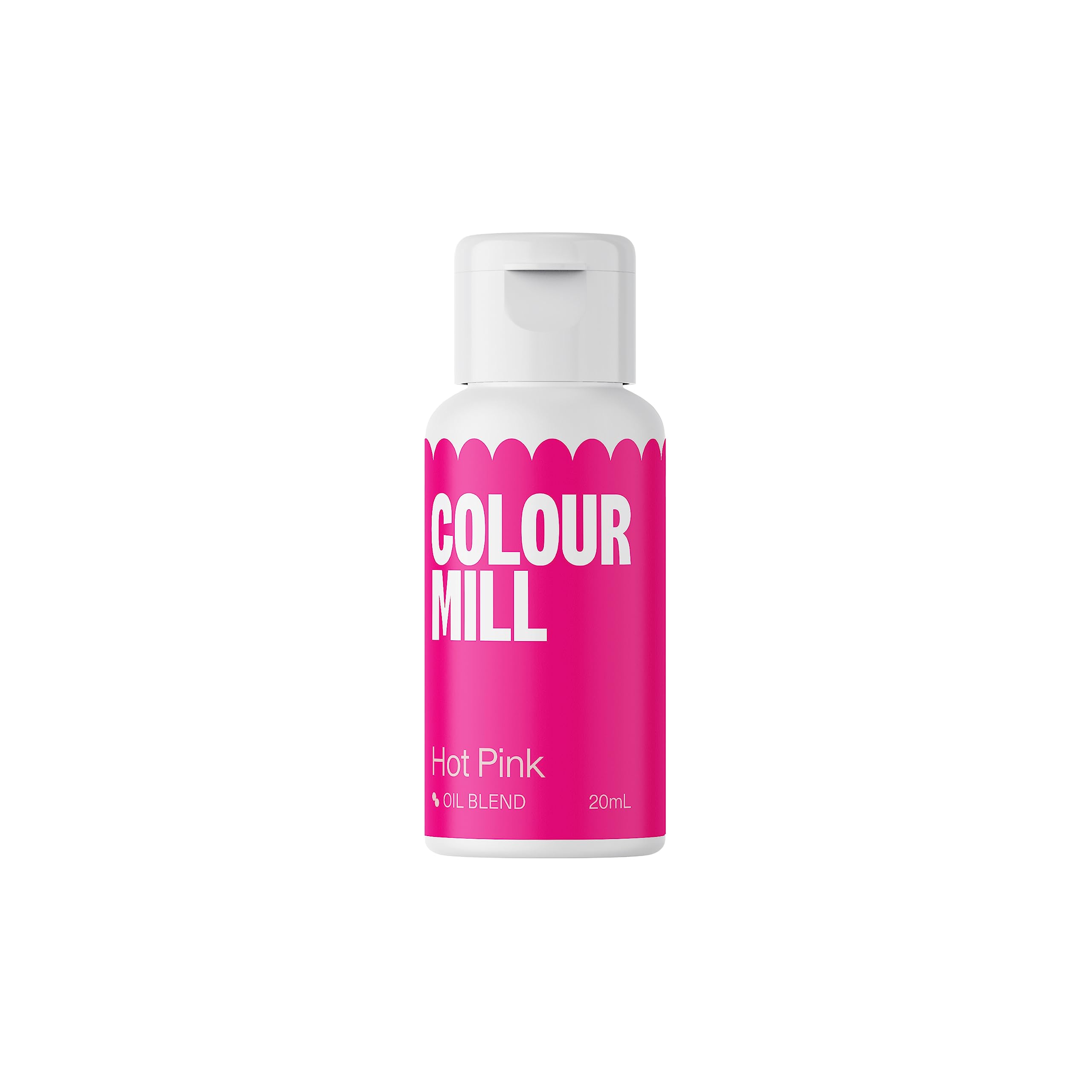 Colour Mill Oil Blend Lebensmittelfarbe Hot Pink – 20 ml Backfarbe auf Ölbasis