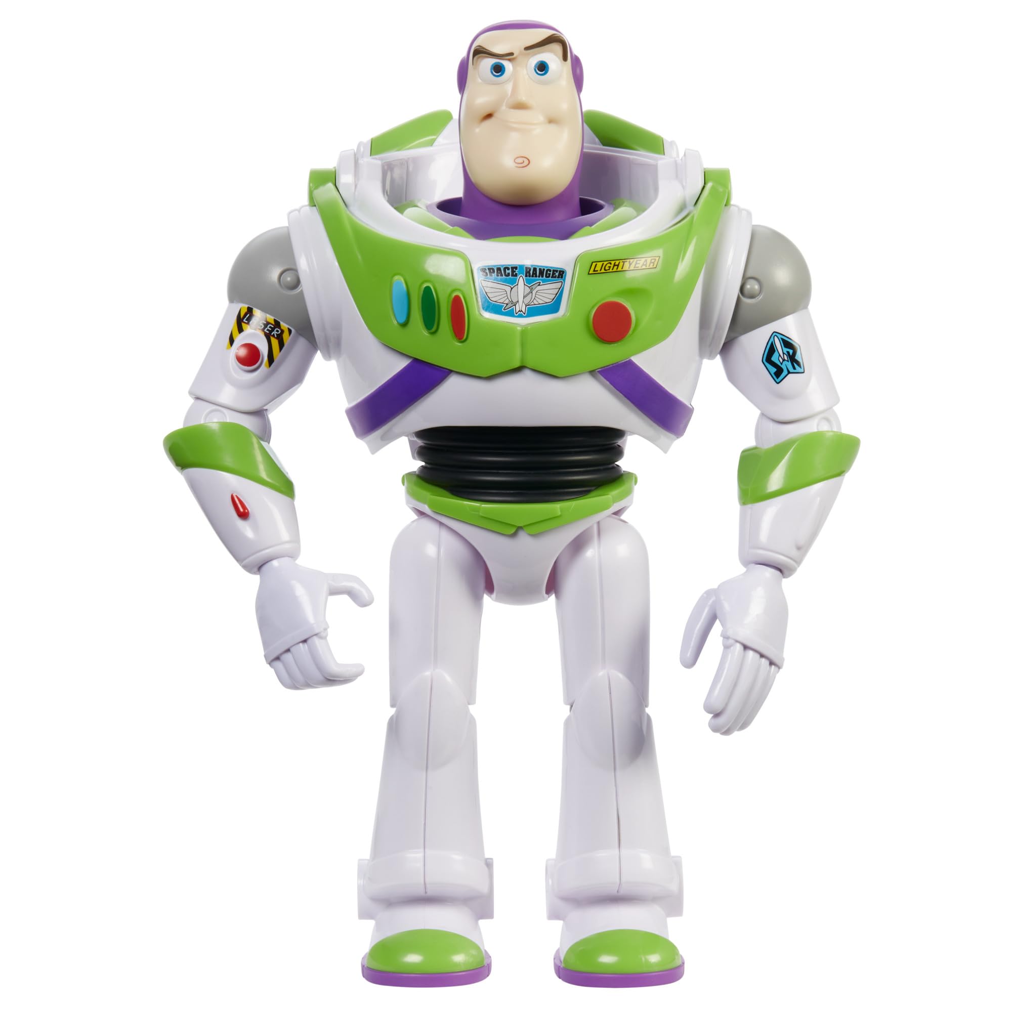 Buzz Lightyear Large Action Figure - 13 Points of Articulation, Movie-Accurate Design, Ages 3+