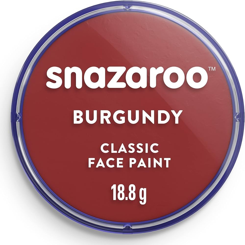 Snazaroo - Classic Face and Body Paint (18ml), Burgundy