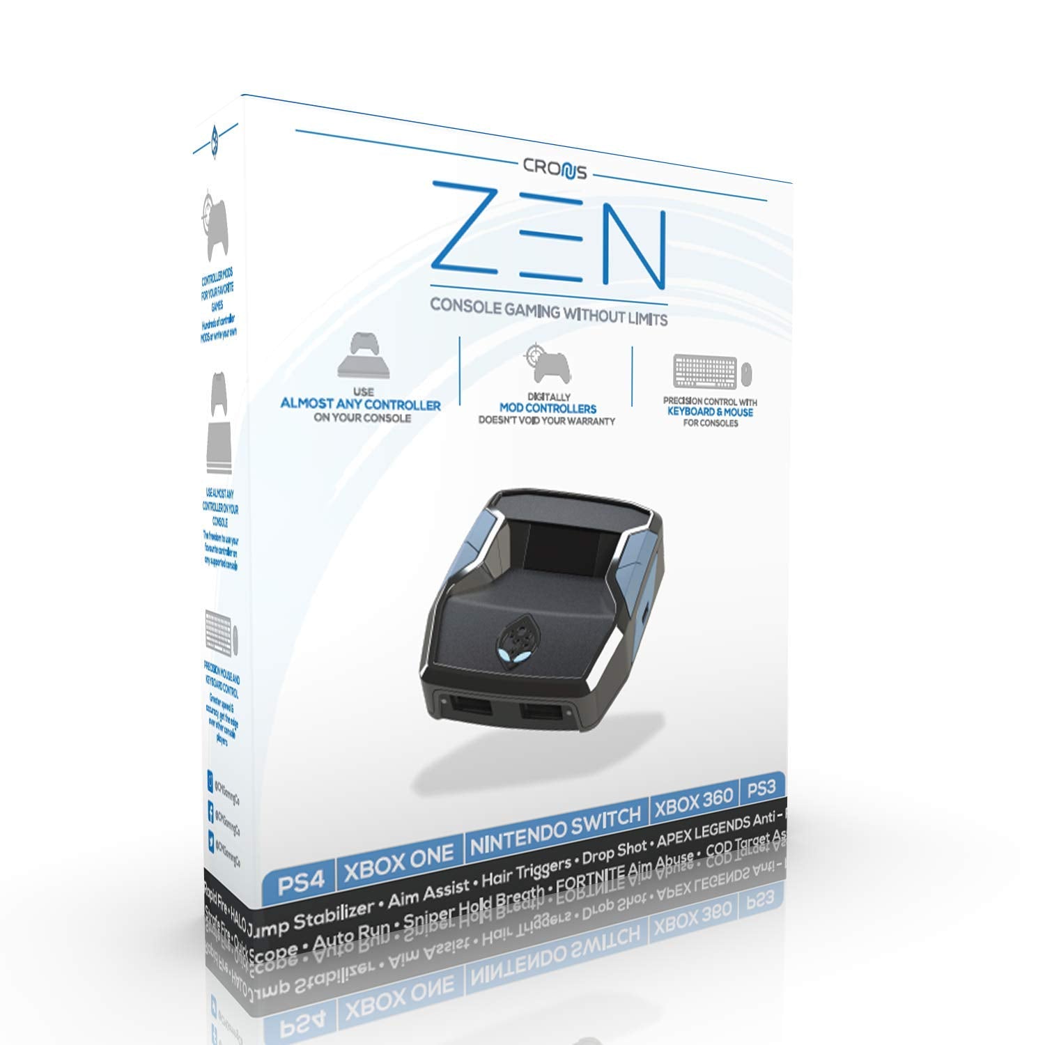Collective Minds Cronus Zen - Multi-Platform Controller Adapter for PS5, PS4, Xbox, Switch & PC 8