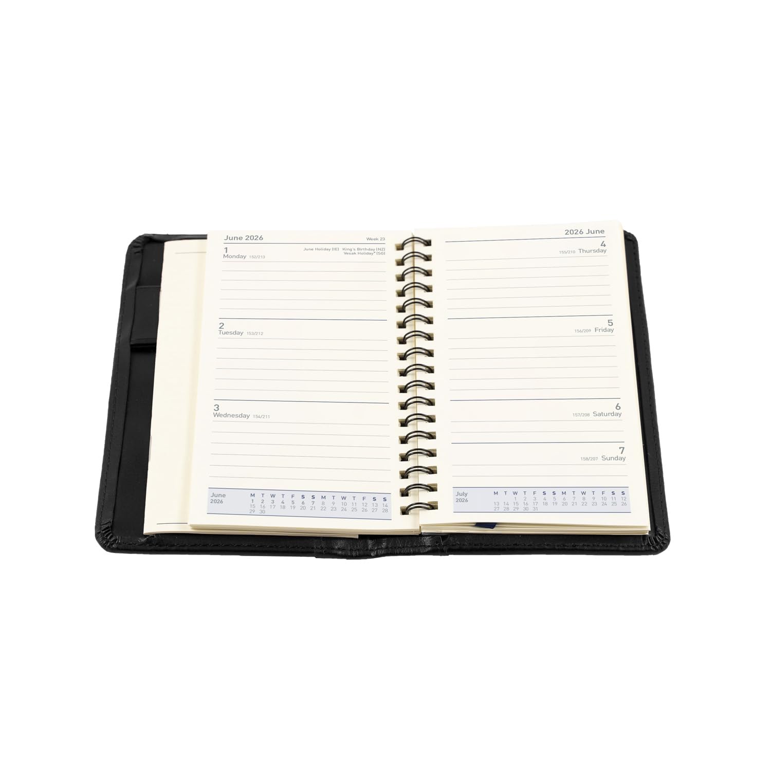 Collins Elite Pocket 2026 12 Month Appointment Book Planner | Week-To-View | 153 x 85mm