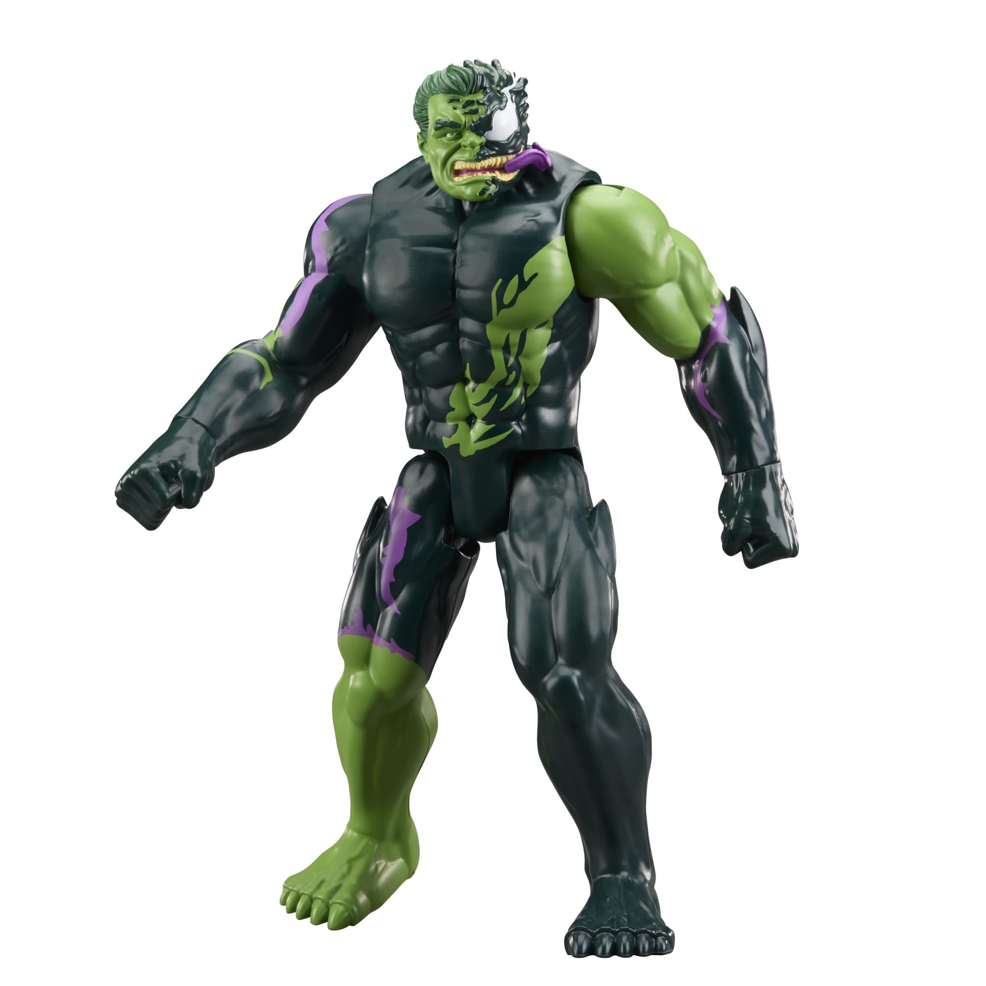 Marvel Avengers VenomVersus Titan Hero Series Venomized Captain America & Hulk 30-cm Action Figures 18
