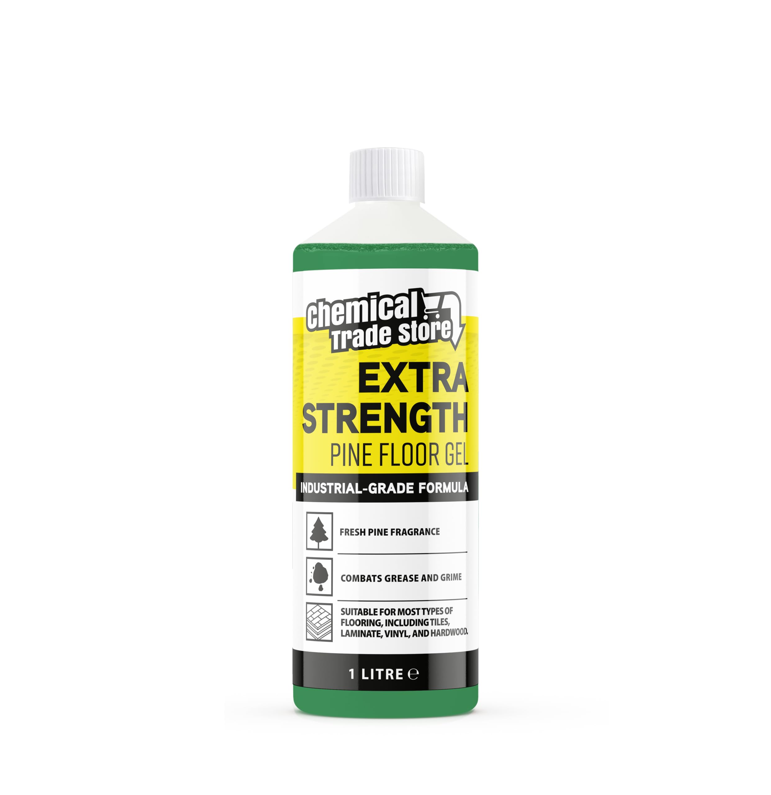 Chemical Trade Store Pine Floor Gel - Industrial Strength Cleaner | 1L | Pine Scent 1