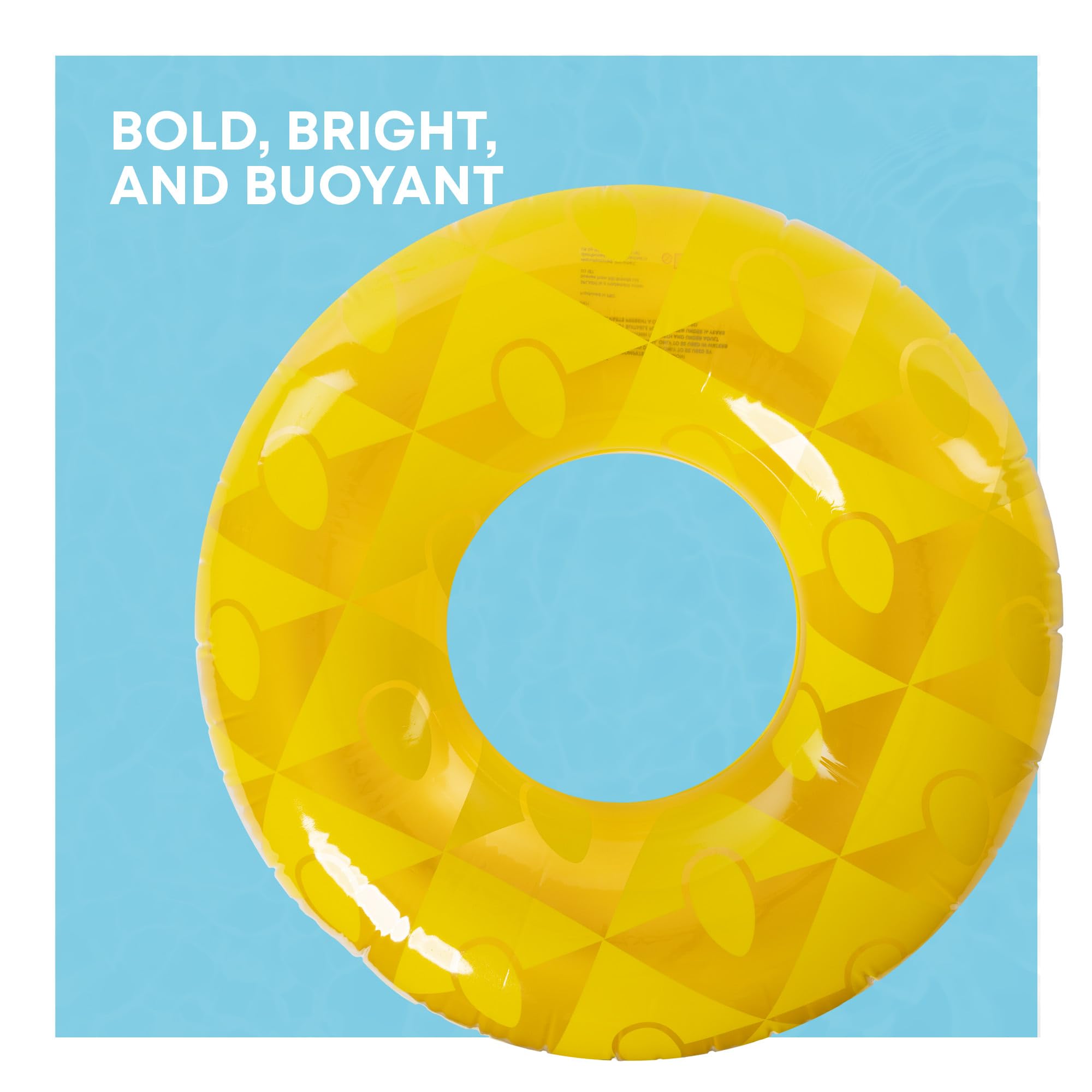 SPLASH! Inflatable Swimming Ring - Fruit Theme | 90cm Diameter | Supports up to 80kg 3