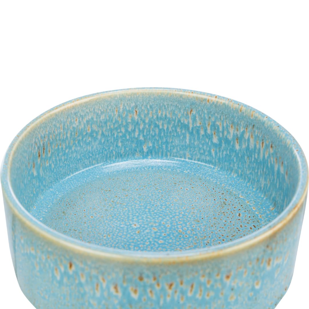 TRIXIE Ceramic Dog Bowl - 900 ml Capacity | Ø 16 cm | Blue