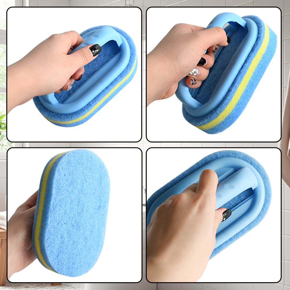 Ram® Heavy Duty Multipurpose Cleaning Brush for Bathroom, Shower & Kitchen Tiles 9