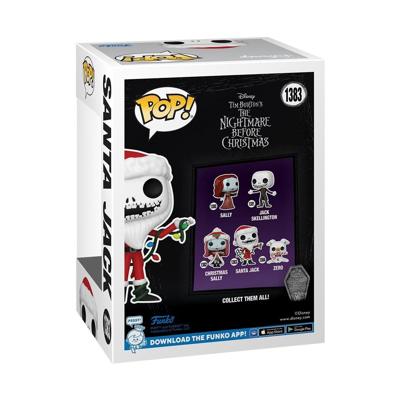 Funko Pop! Disney: The Nightmare Before Christmas - Santa Jack Skellington Vinyl Figure 3