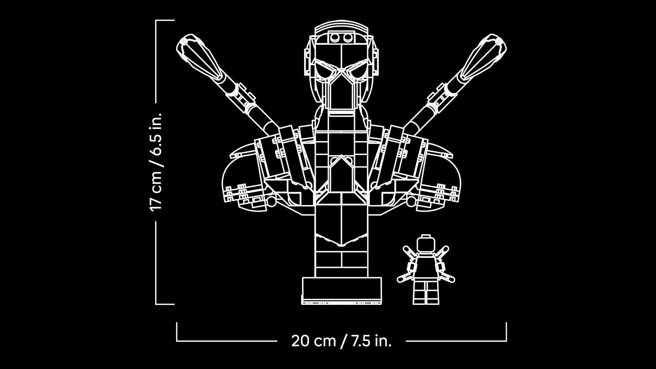 LEGO Marvel Iron Spider-Man Bust - Buildable Display Model for Adults (76326) 3