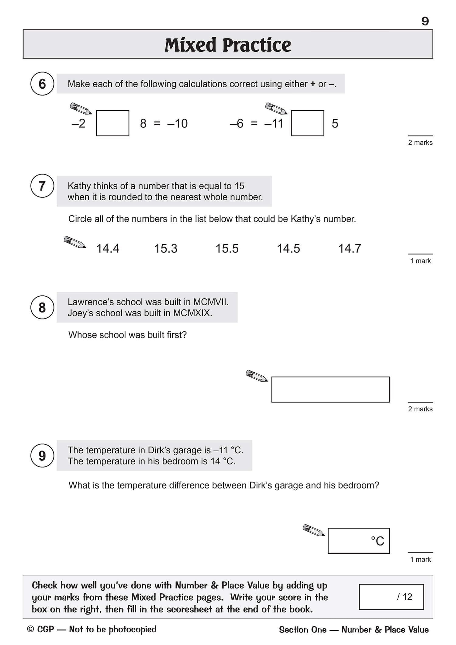 CGP New KS2 Maths SATS Question Book - Ages 10-11 | Paperback | 104 Pages 9