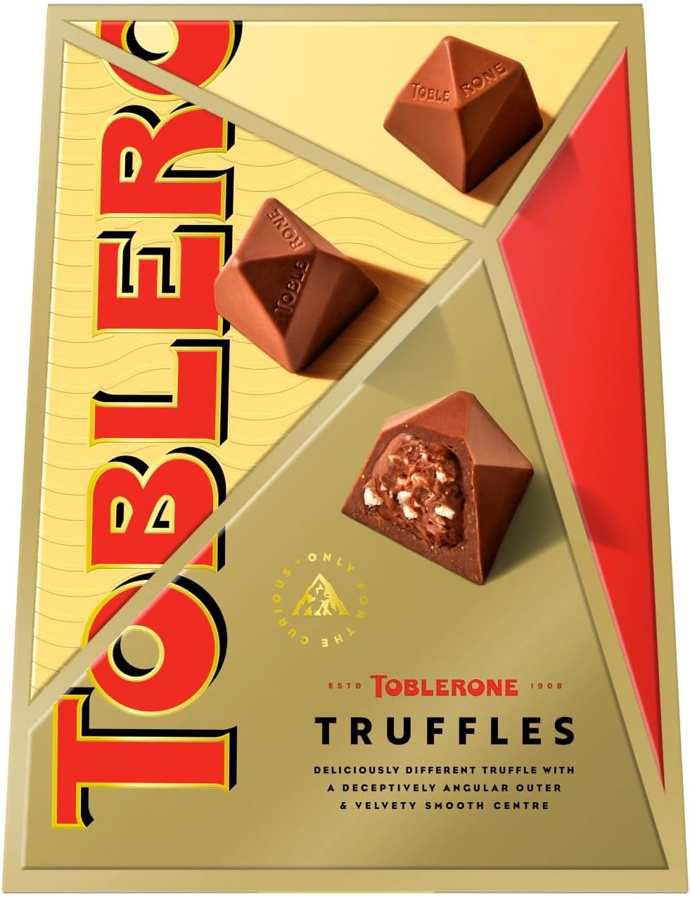 Toblerone Truffles Milk Chocolate with Honey & Almond Nougat 180g