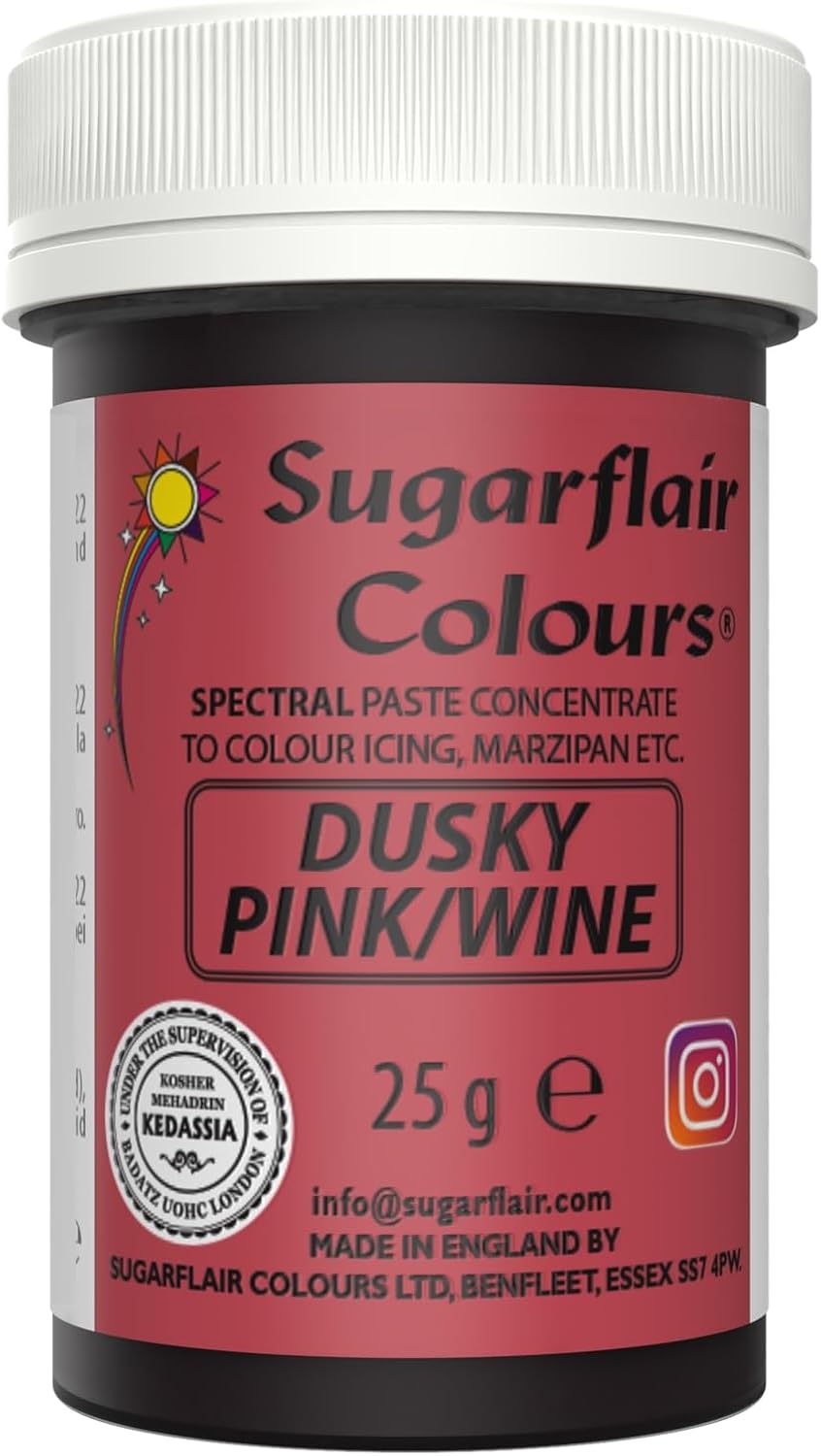 Sugarflair - Spectral Dusky Pink/Wine Food Colouring Paste (25g)