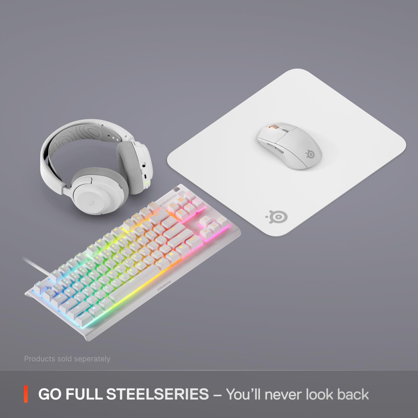 SteelSeries QcK Medium Gaming Mousepad - White - Non-Slip Rubber Base 16