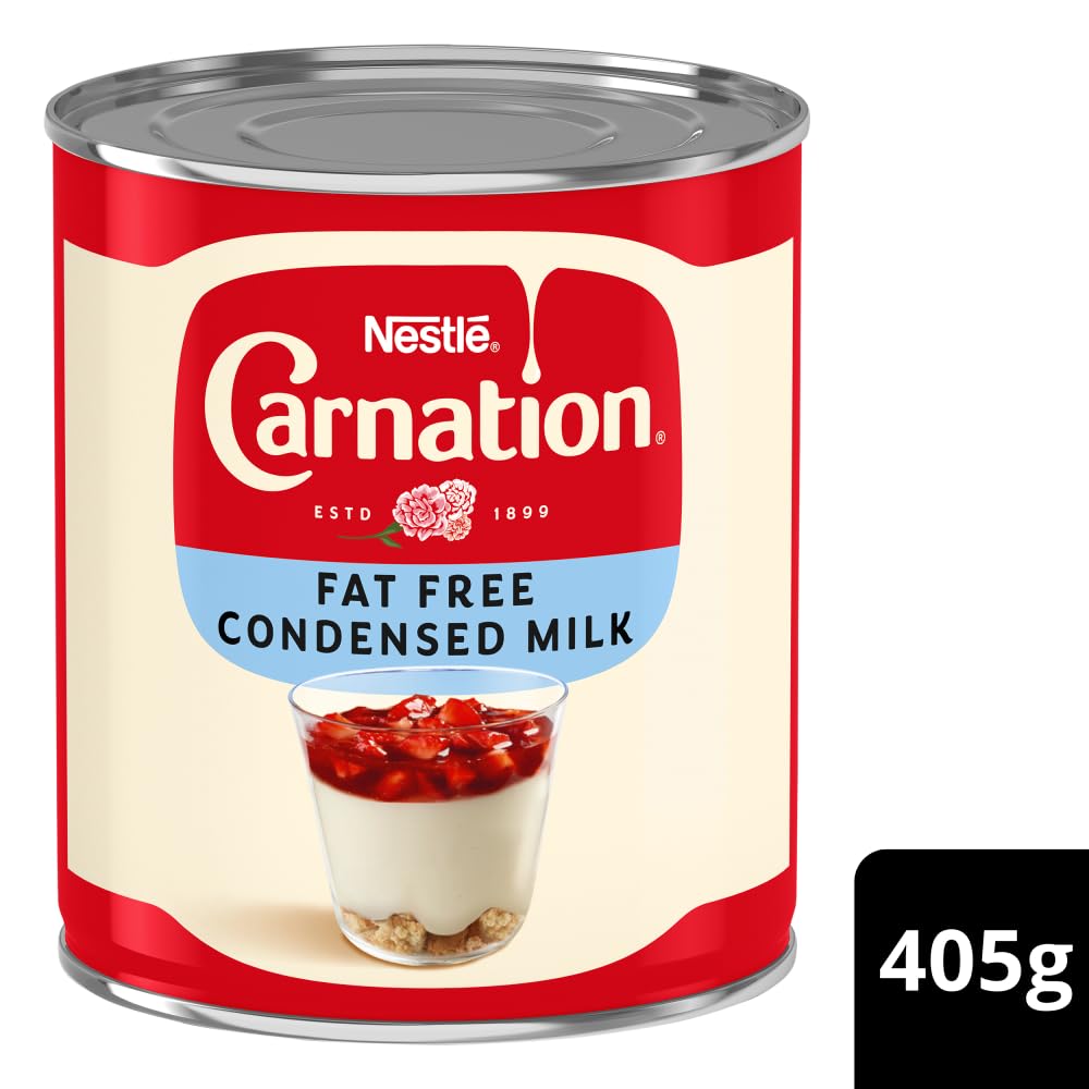 Carnation Fat Free Condensed Milk - 405g Tin | Made with All Natural Ingredients