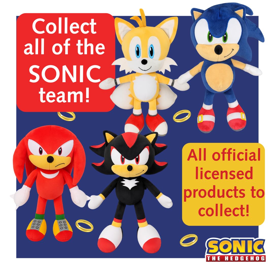 Sonic the Hedgehog Plush 30 cm - Official Blue Hedgehog Soft Toy 11