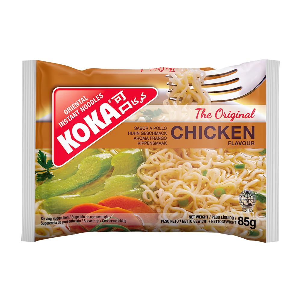 Koka Original Chicken Flavour Oriental Style Instant Noodles, 85g (Pack of 5)