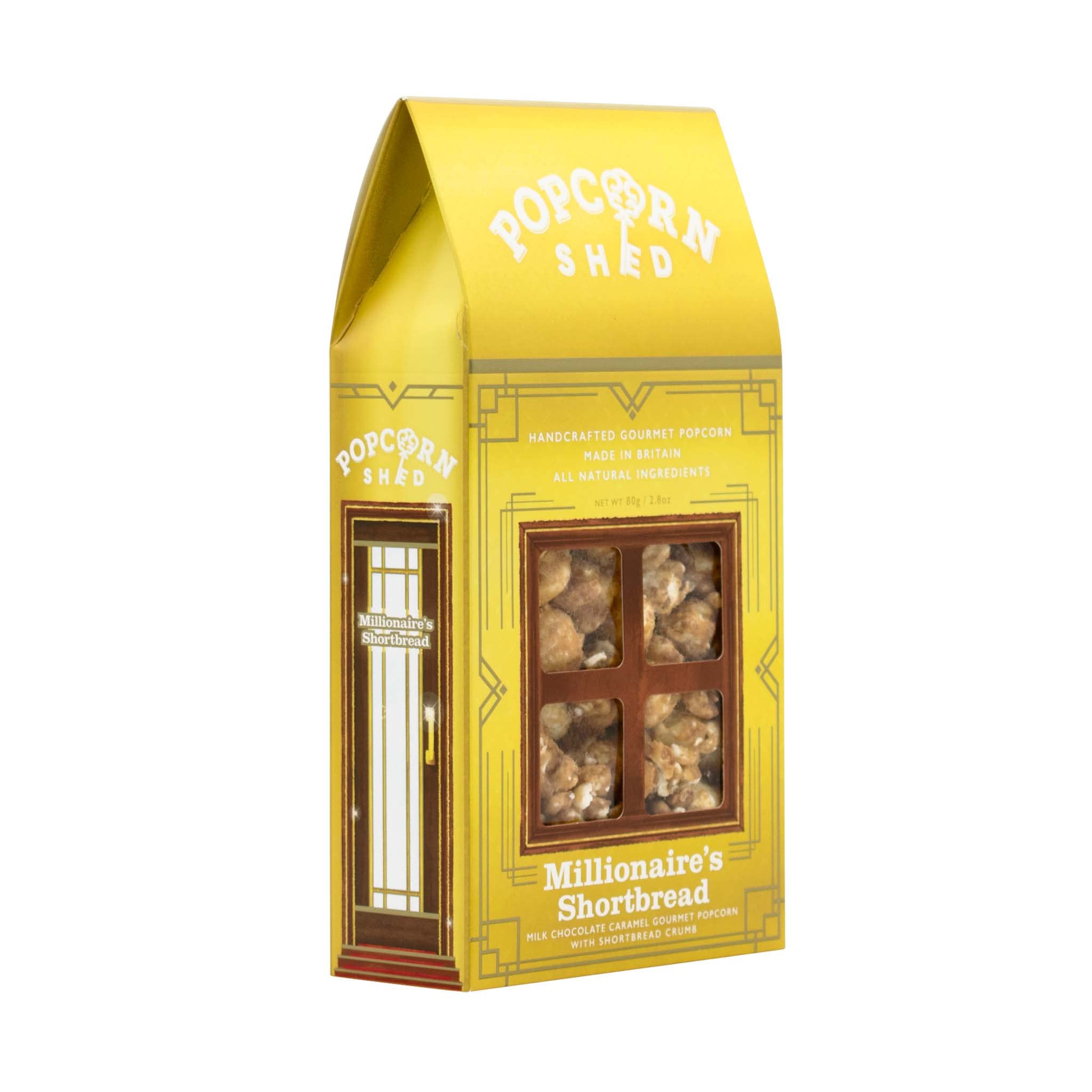Popcorn Shed Millionaire's Shortbread Gourmet Popcorn Gift Box