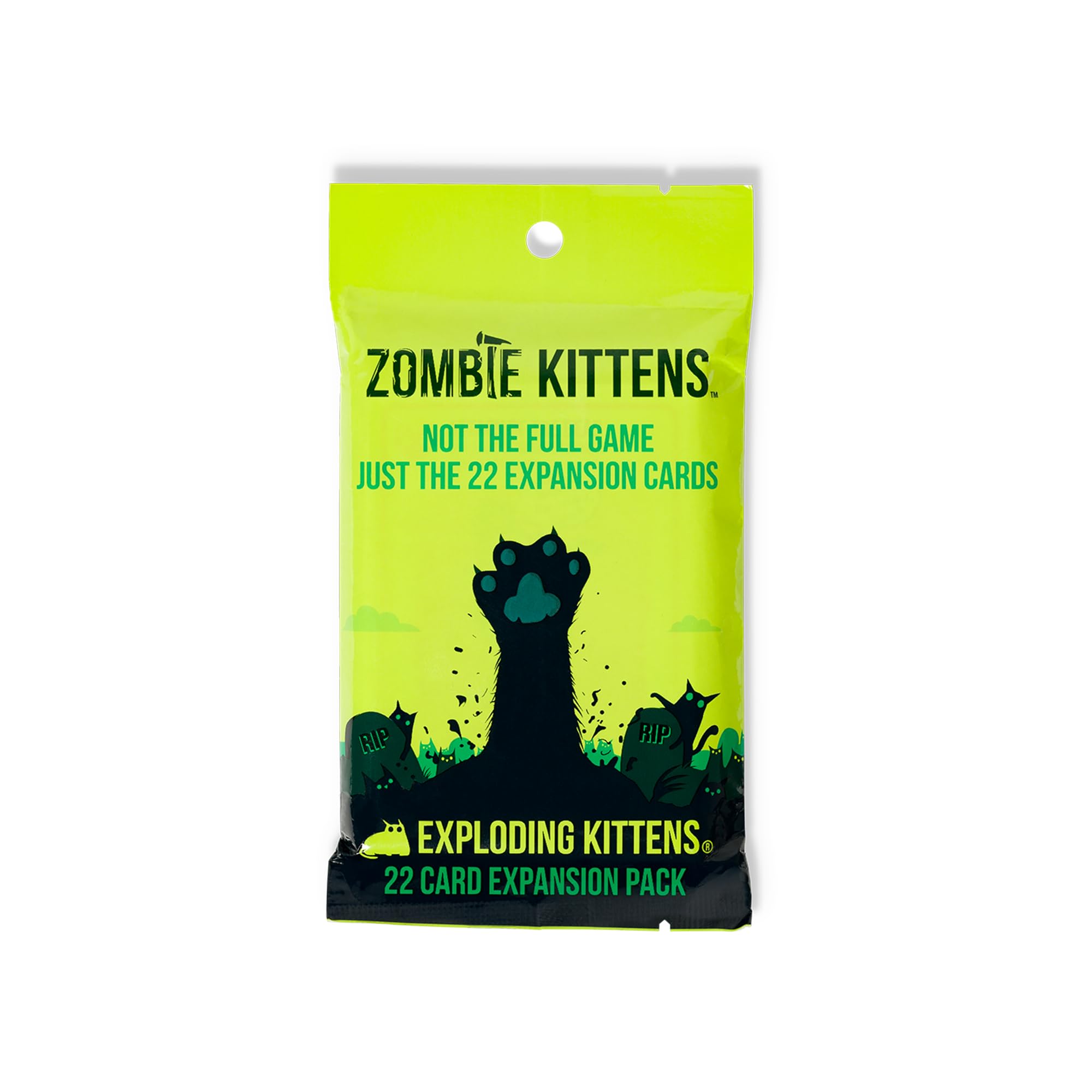 Exploding Kittens Zombie Kittens Expansion Pack | 2-5 Players | Ages 7+