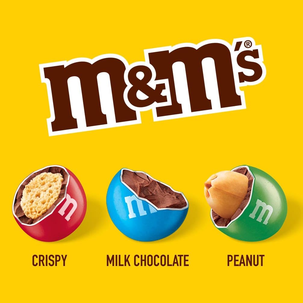 M&amp;M's Erdnuss-Schokoladenbonbons, 400 g, zum Teilen, Beutel – Bunte, mit Milchschokolade überzogene geröstete Erdnüsse 3