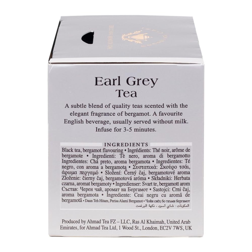 Ahmad Tea - Earl Grey Black Tea (20 Teabag Sachets)