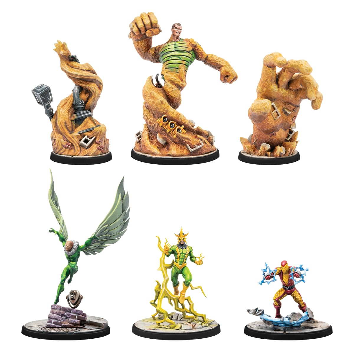 Asmodee Marvel Crisis Protocol: Electro & Sandman & Shocker & Vulture Expansion | 2 Players | 90 Min 3