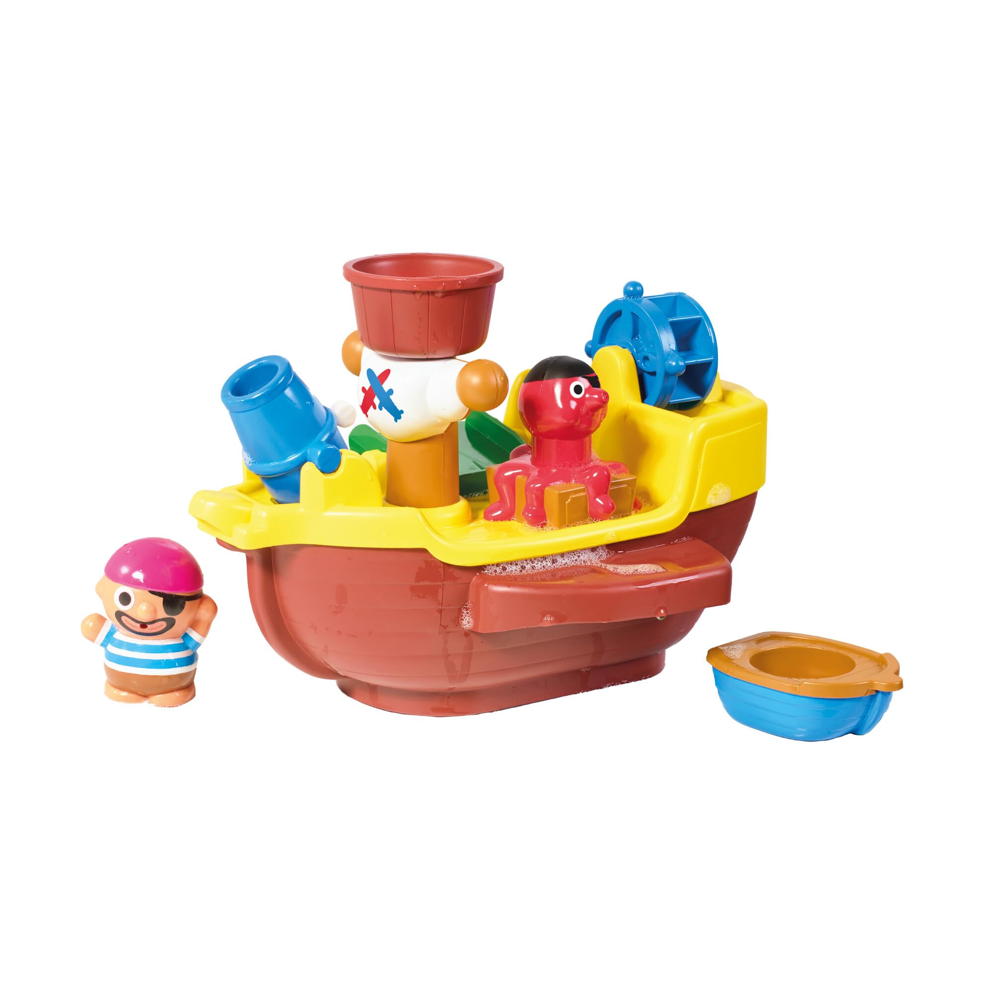 Toomies Pirate Bath Toy Ship for Toddlers 18 Months+ | Water Play & Motor Skills Development