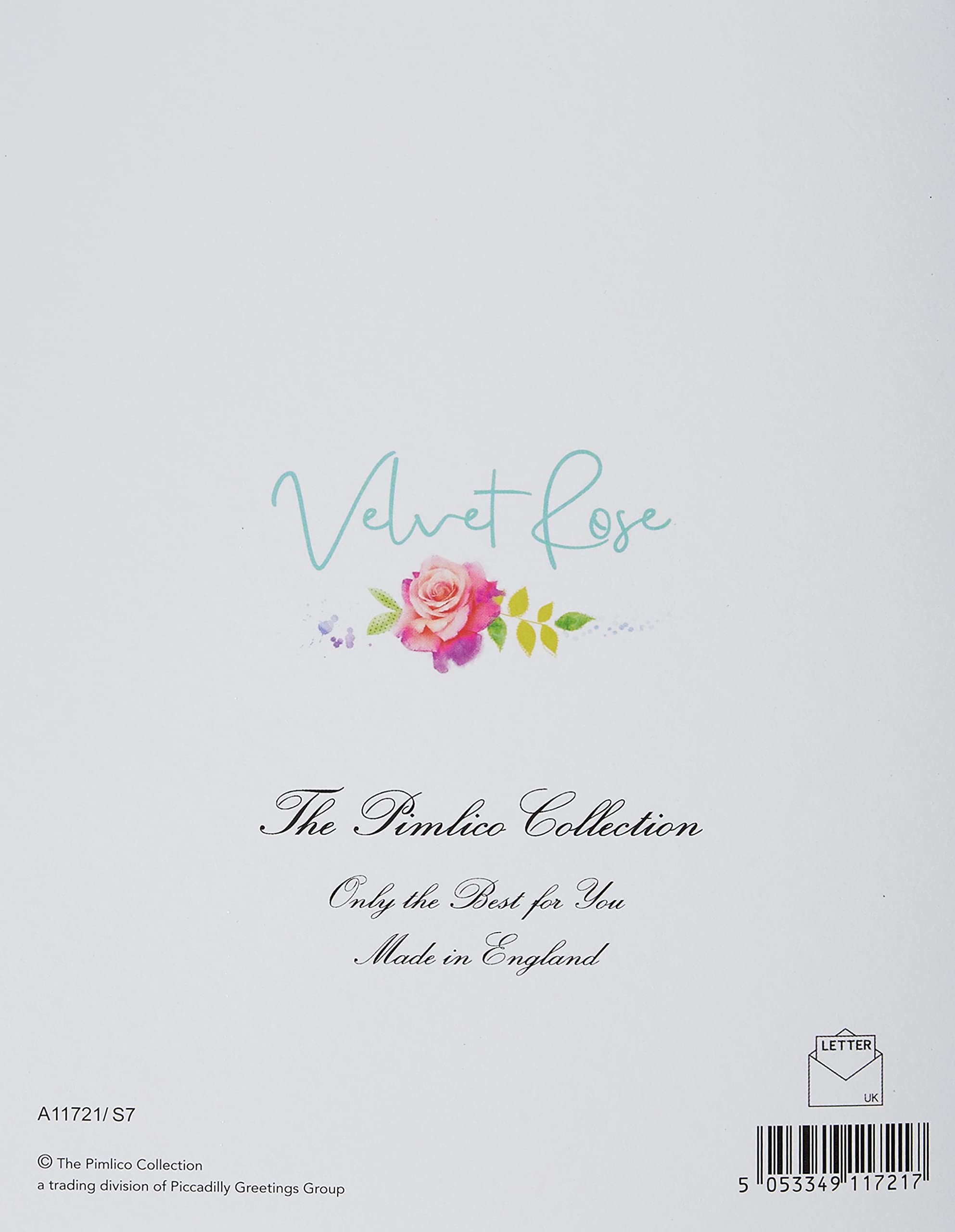Piccadilly Greetings Deepest Sympathy Card - Feather Design | 8 x 6 Inches