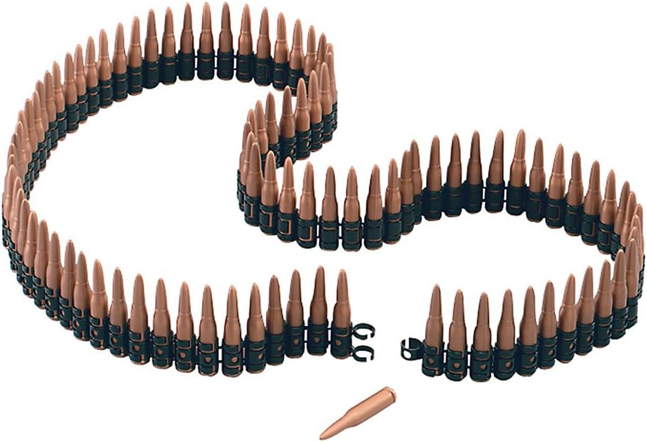 Bristol Novelty Long Plastic Bullet Belt for Men – One Size