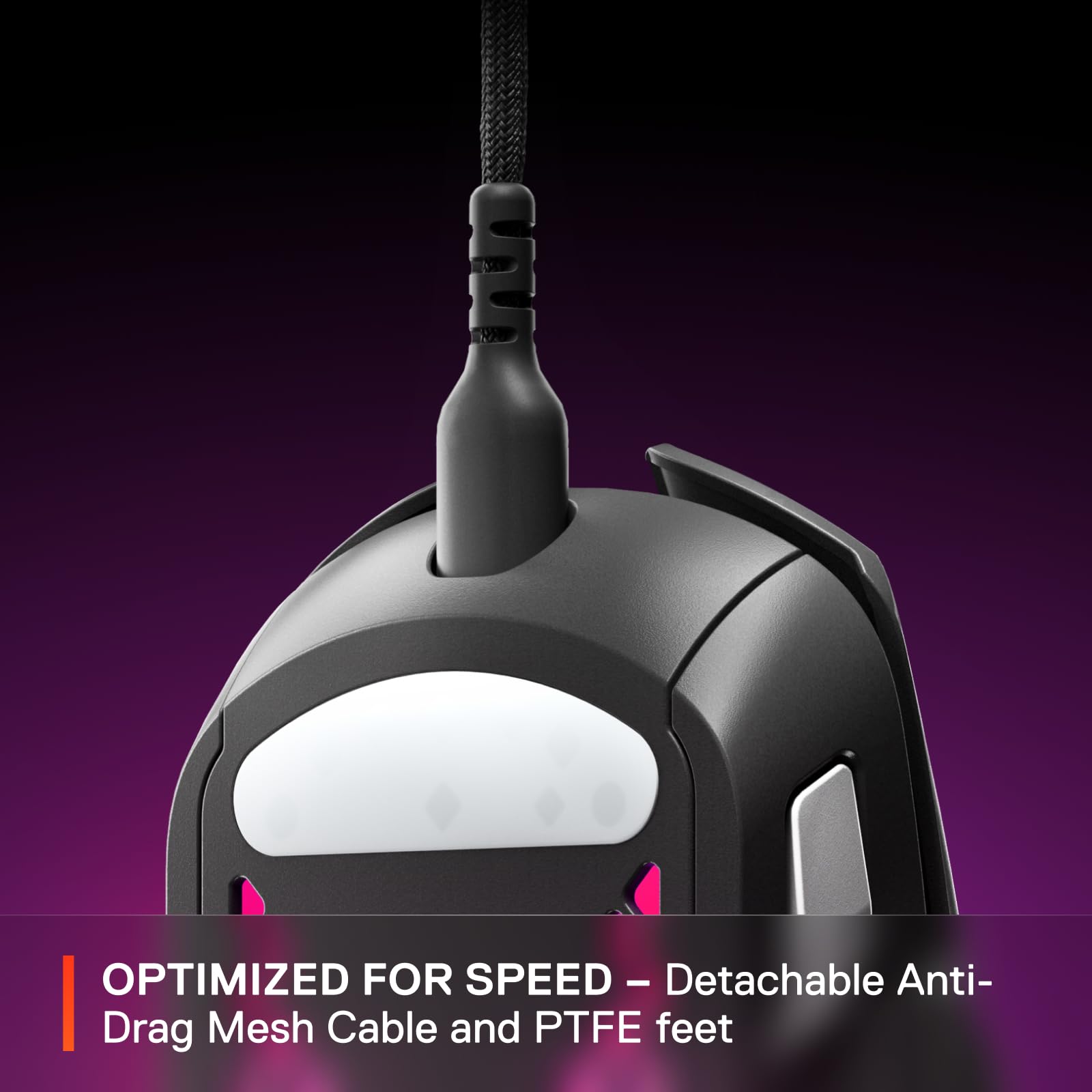 SteelSeries Aerox 5 - Holey RGB Gaming Mouse - Ultra-lightweight Water Resistant Design - 18K DPI TrueMove Air Optical Sensor - 9 Programmable Buttons