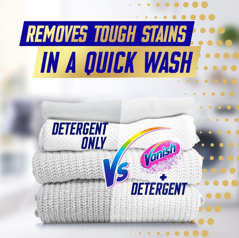 Vanish - Gold Oxi Action Laundry Booster & Stain Remover Powder for Whites 1.5kg 11