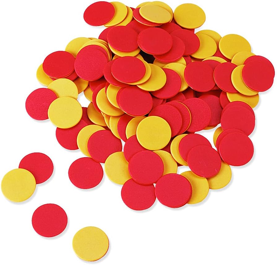 Learning Resources Two-Colour Counters (Set of 120) - Red and Yellow Math Manipulatives 5