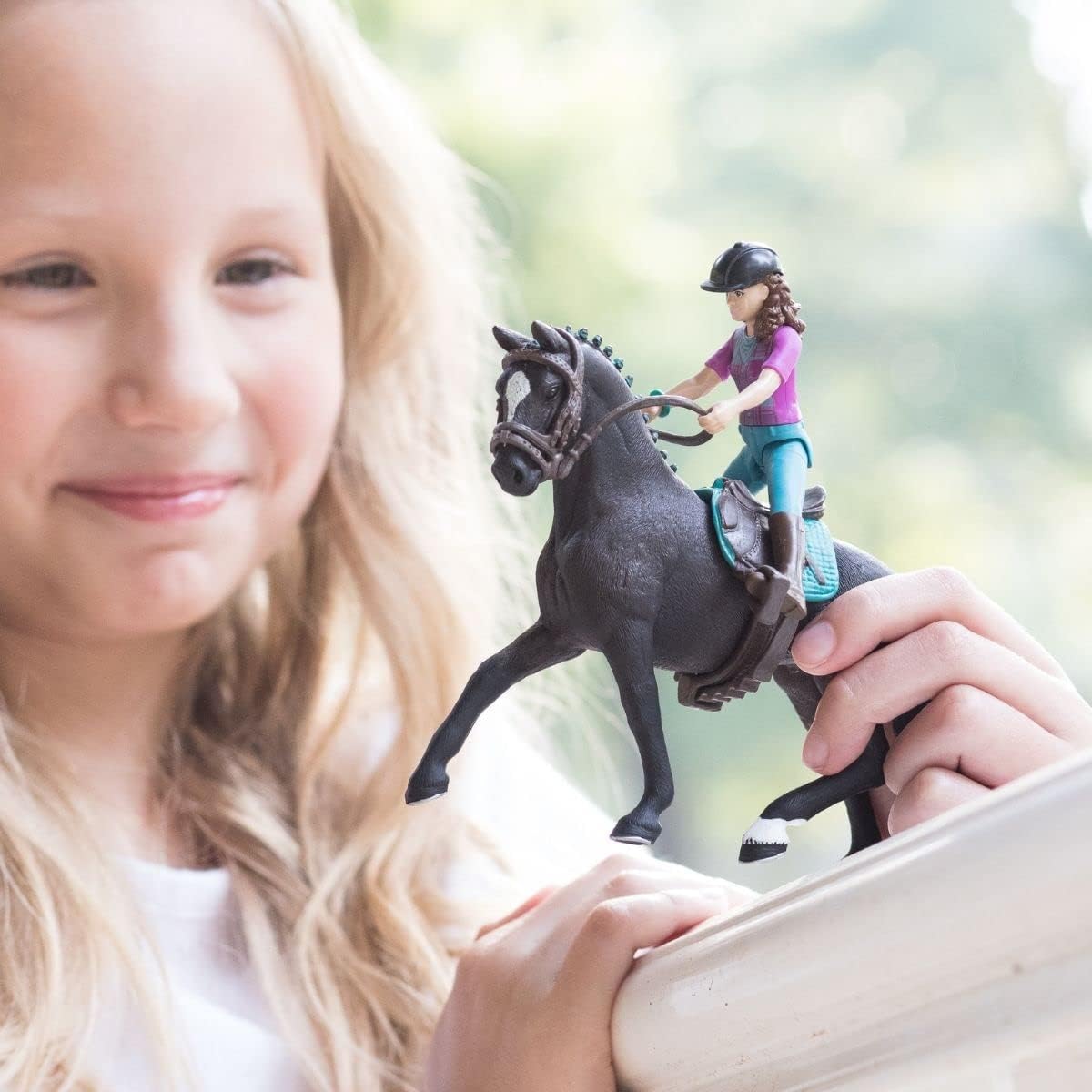 SCHLEICH Horse Club Lisa & Storm Playset - Action Figure with Poseable Doll & Horse for Ages 5+