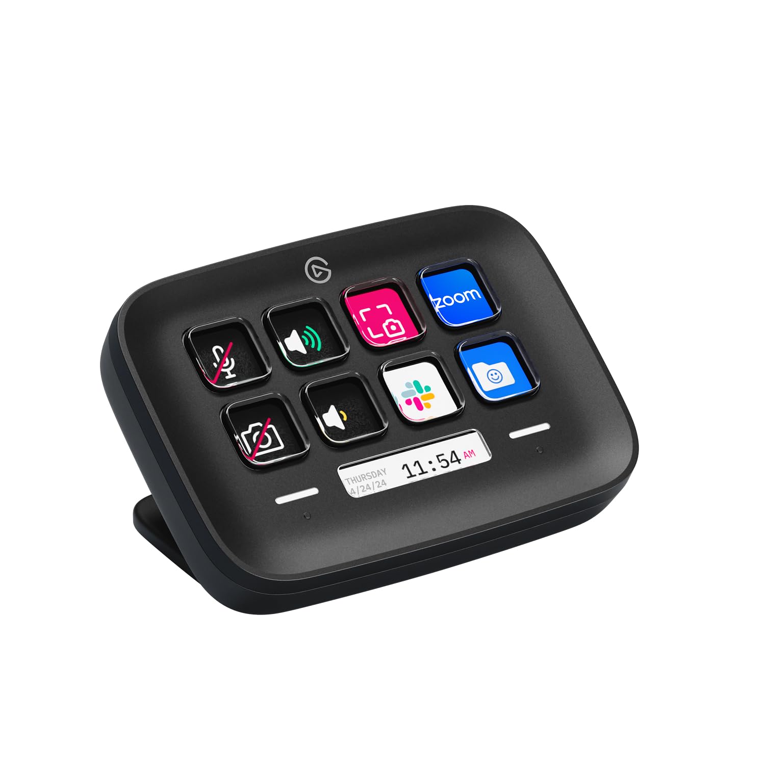 Elgato Stream Deck Neo (Black) – 8 Customisable Keys, 2 Touch Points, Speed