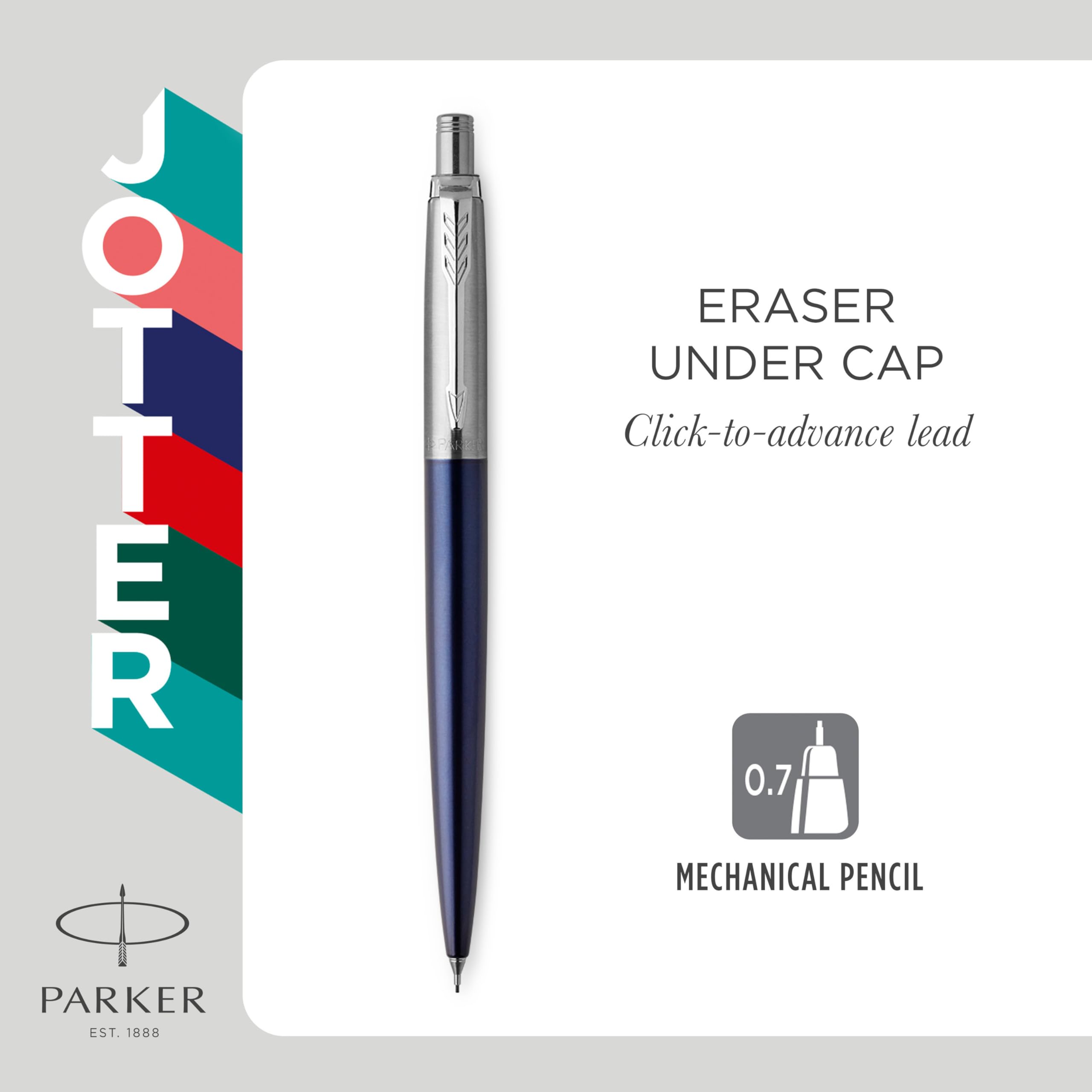 PARKER Jotter Originals Trio Gift Set - Ballpoint, Gel Pen & 0.5mm Mechanical Pencil | Multicolor 5