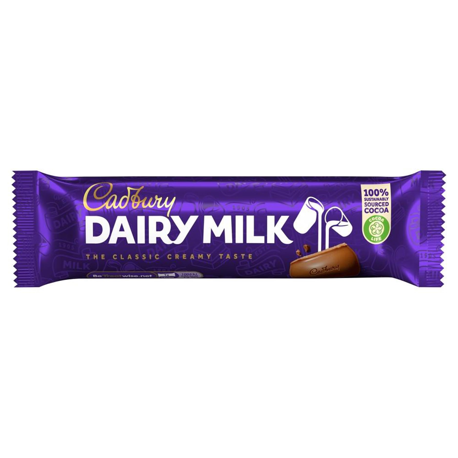 Cadbury Dairy Milk Schokoladenriegel, 45 g, 24er-Pack