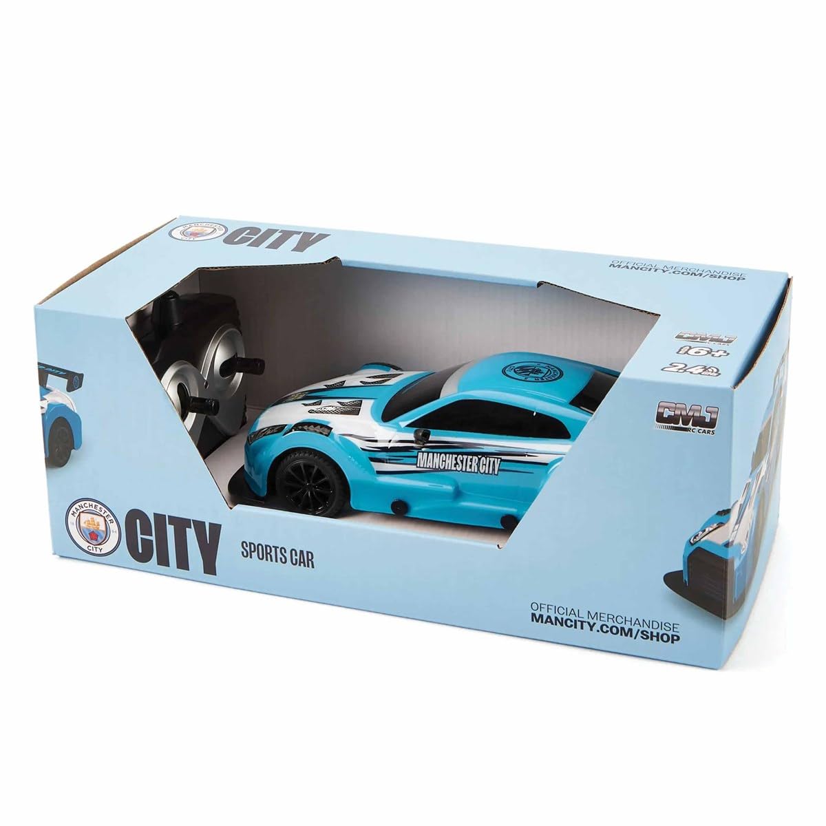 Manchester City FC Officially Licensed RC Car - 1:24 Scale Remote Control Vehicle with 2.4GHz Technology 8