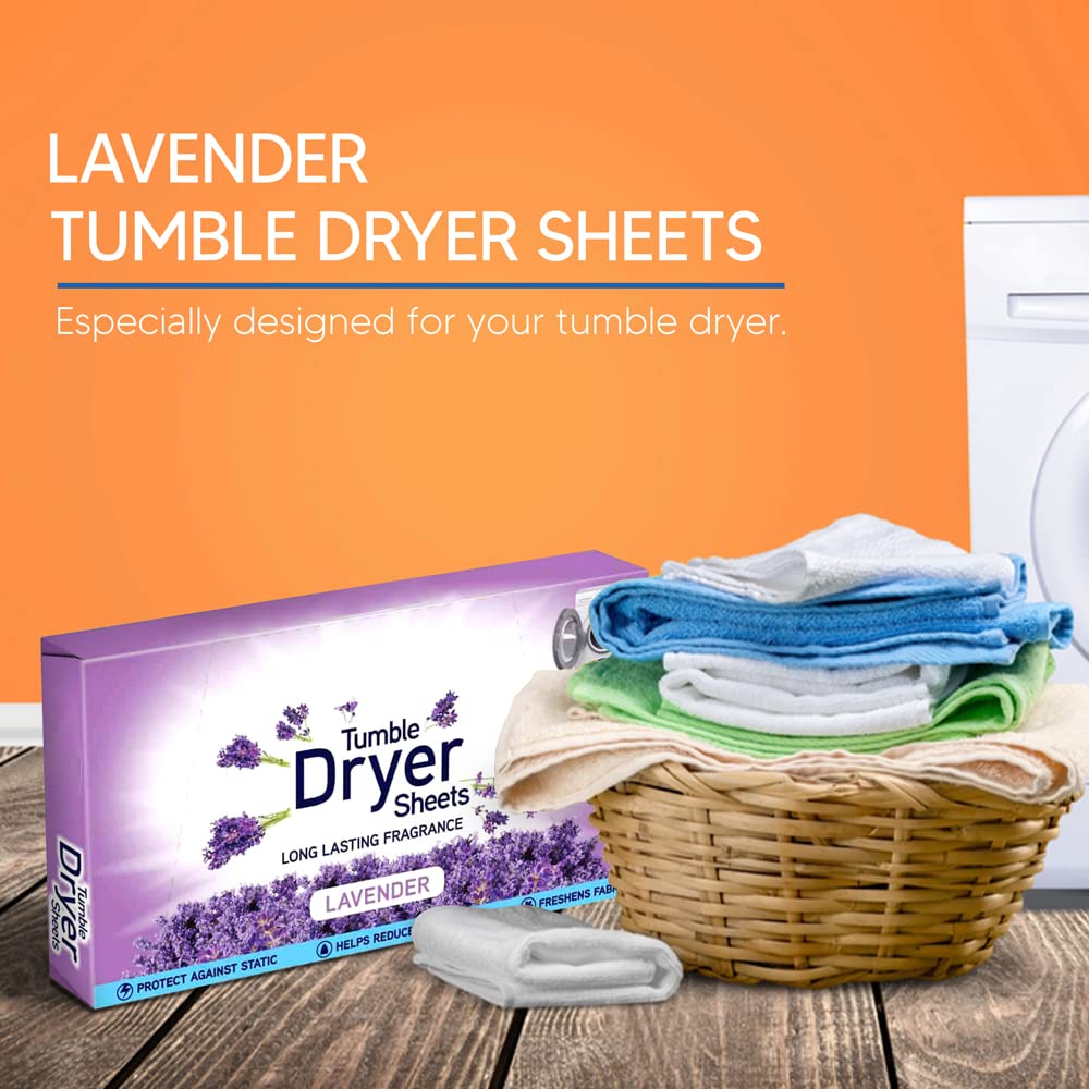 KARRMA - Lavender Tumble Dryer Sheets (105 Sheets, Pack of 3) 9