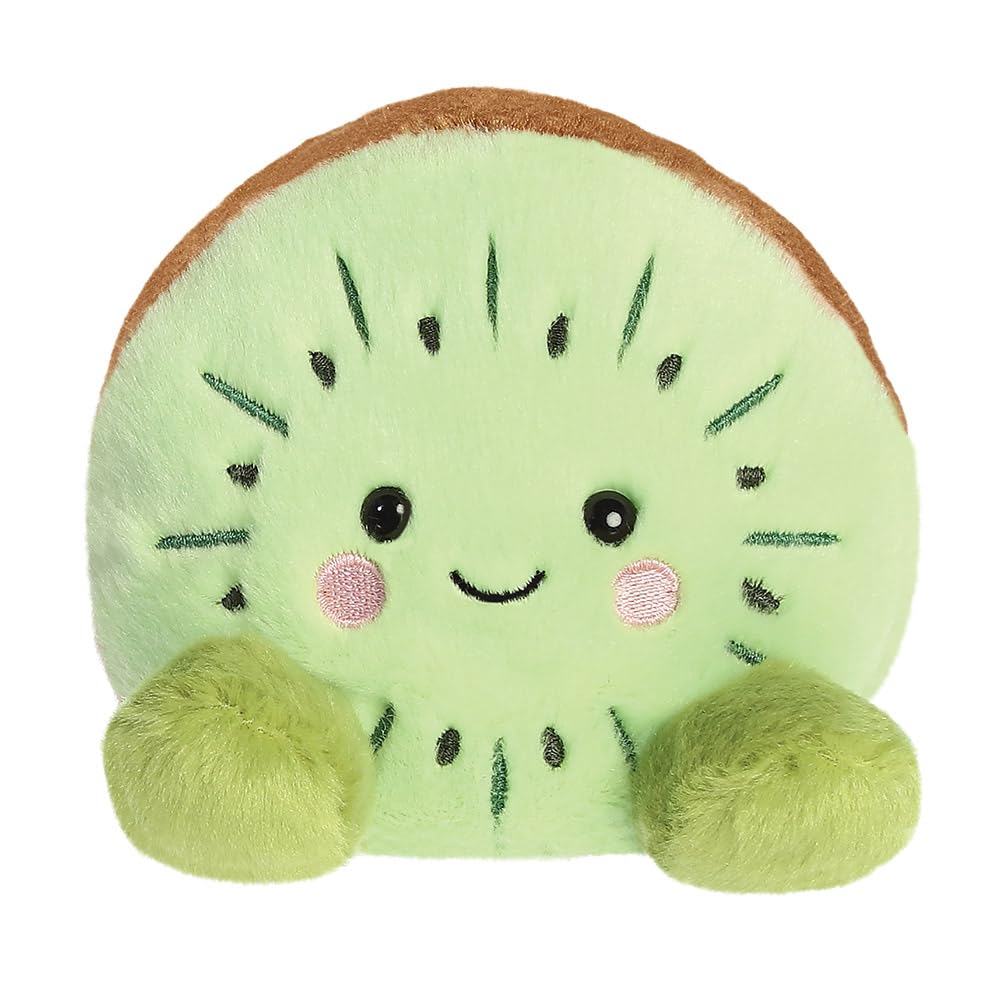 AURORA Palm Pals Kimber Kiwi Stuffed Animal | 13cm Green Plush | Suitable from Birth